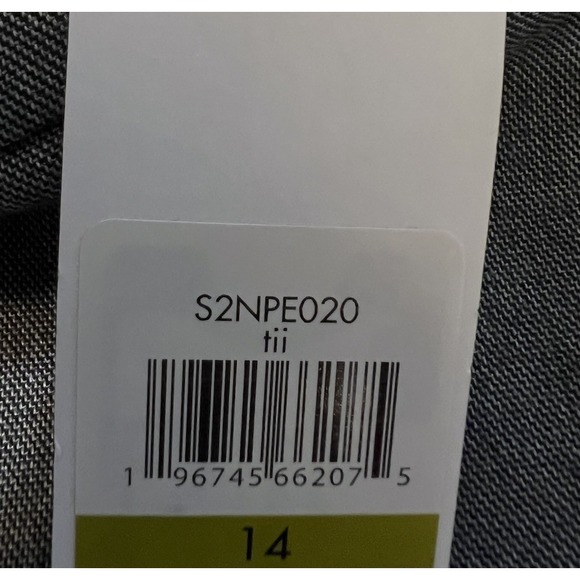 Calvin Klein Lightweight Gray Stretch Waist Pants Sz 14 NWT - Picture 6 of 6